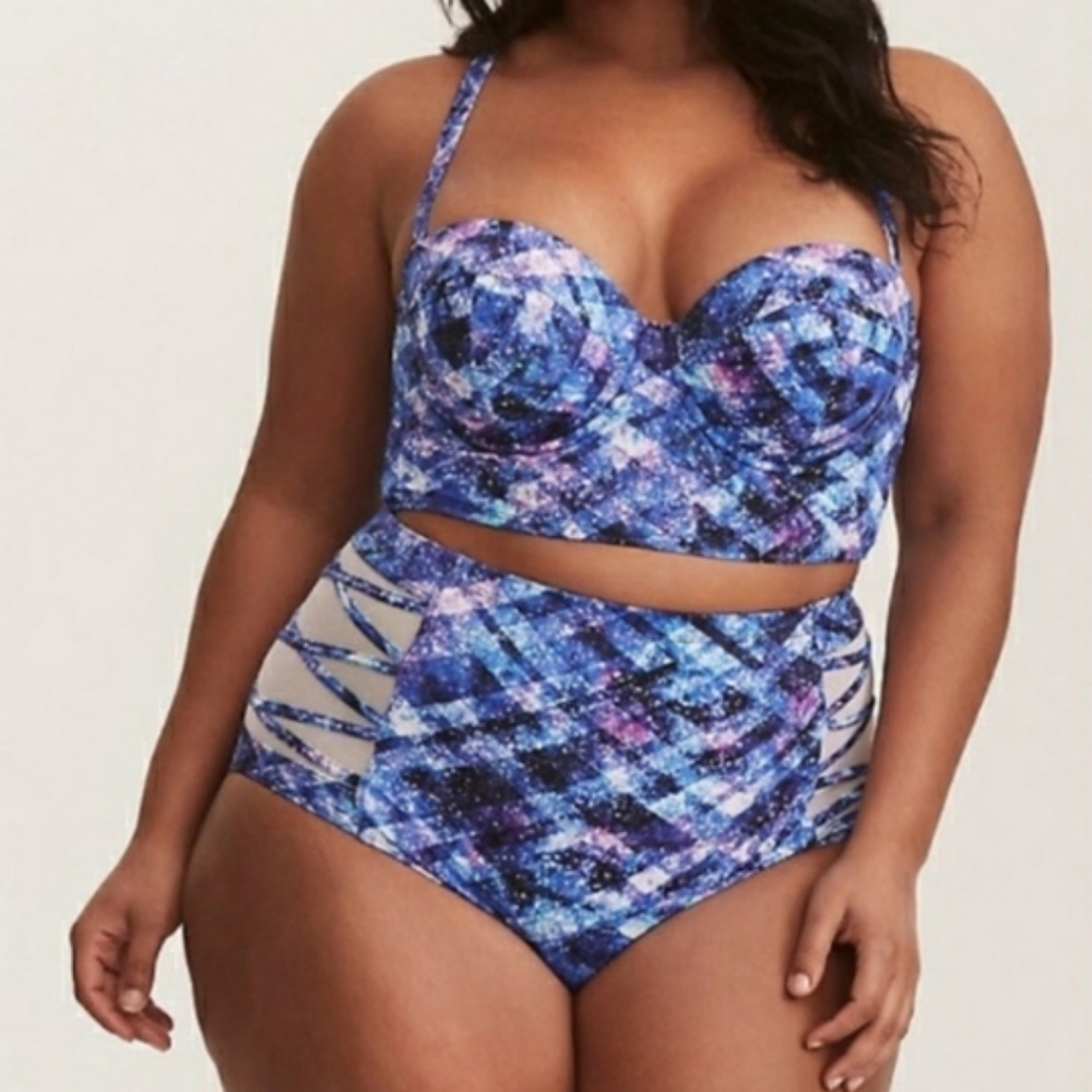 Torrid Galaxy Bikini (read description)